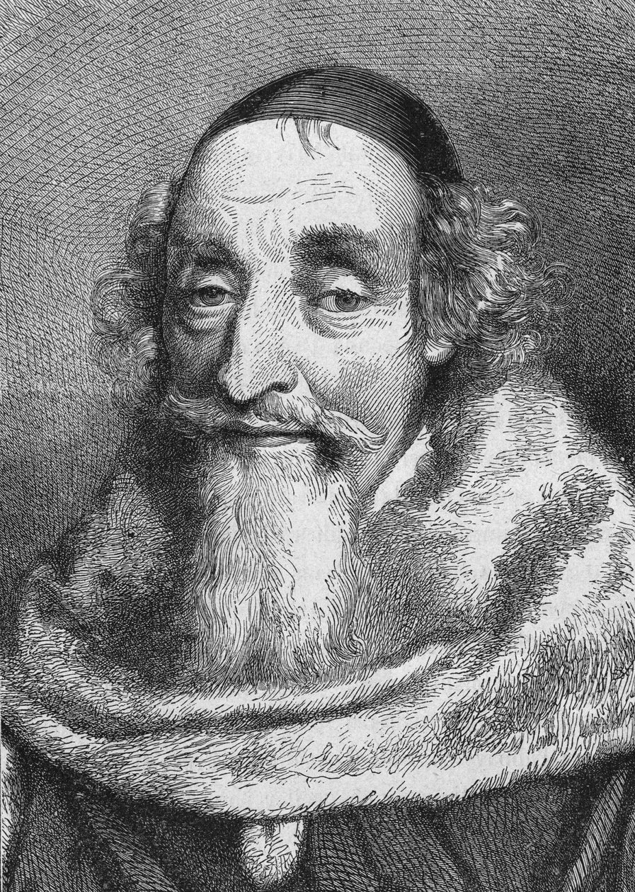 Porträt von Mathieu Molé (1584-1656). Sohn von Edouard Molé, erster Präsident des Parlaments von Paris (1641) von Unknown artist