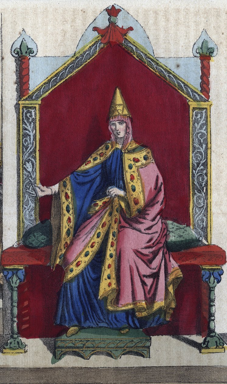 Porträt von Mathilde von Toskana, auch bekannt als Mathilde von Canossa von Unknown artist