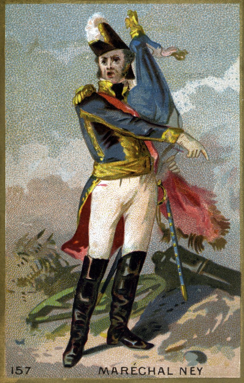 Porträt von Michel Ney, Herzog von Elchingen, Prinz von der Moskwa (1769 - 1815), Marschall von Frankreich. Chromolithografie des 19. Jahrhunderts von Unknown artist