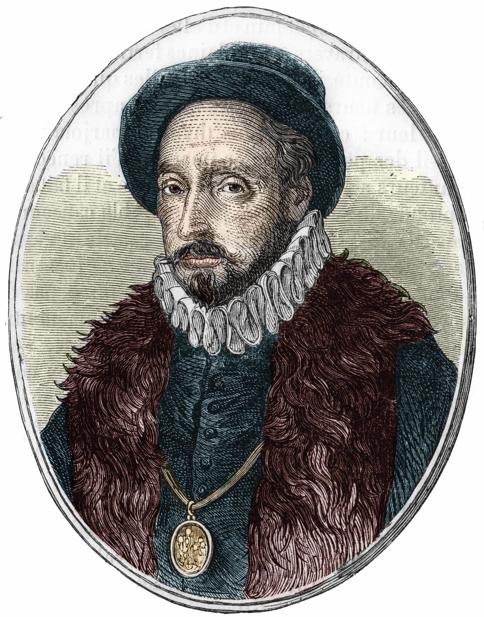 Porträt von Michel de Montaigne (1533-1592), französischer Schriftsteller von Unknown artist