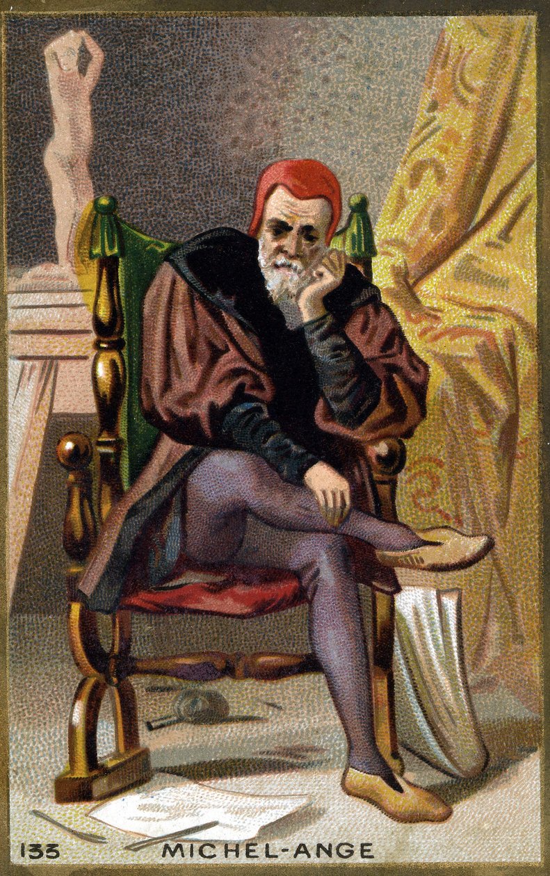 Porträt von Michelangelo Buonarroti genannt Michelangelo von Unknown artist