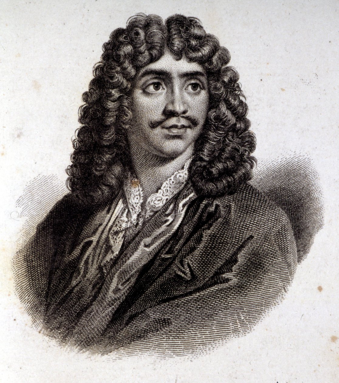 Porträt von Molière, Radierung des 19. Jahrhunderts von Unknown artist