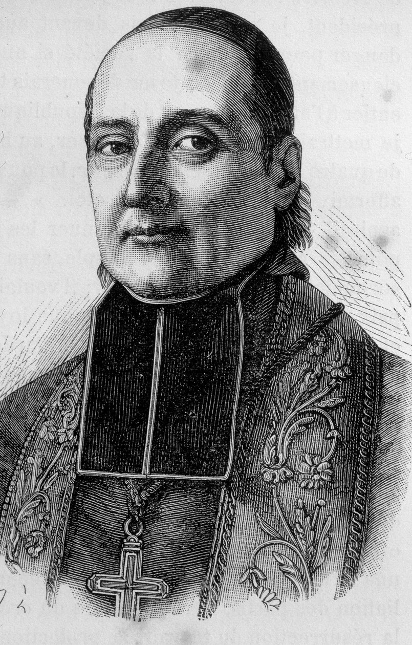 Porträt von Monsignore Sibour, französischer Prälat (1792 -1857) von Unknown artist