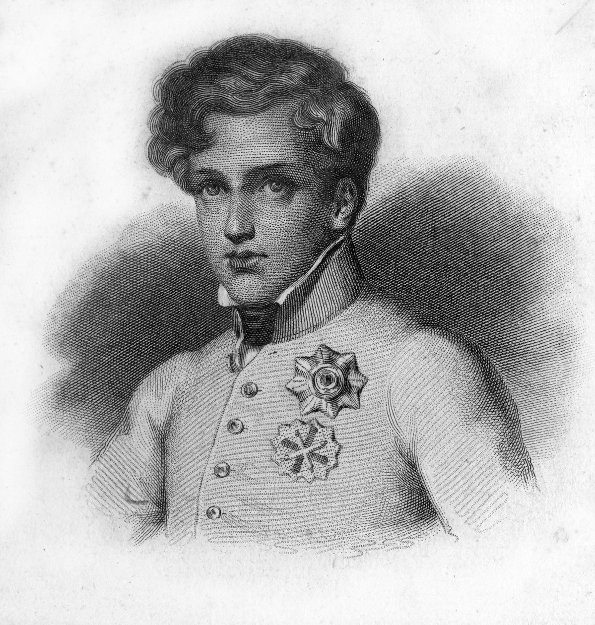 Porträt von Napoleon II, Sohn von Napoleon I, Herzog von Reichstadt (1811-1832) von Unknown artist