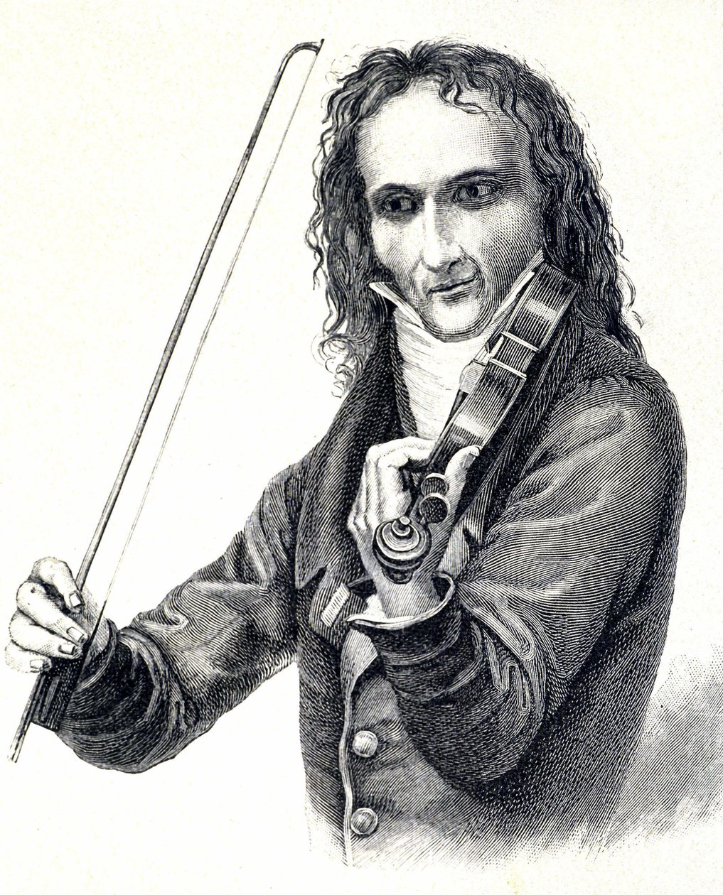 Porträt von Niccolò Paganini (1782-1840) von Unknown artist