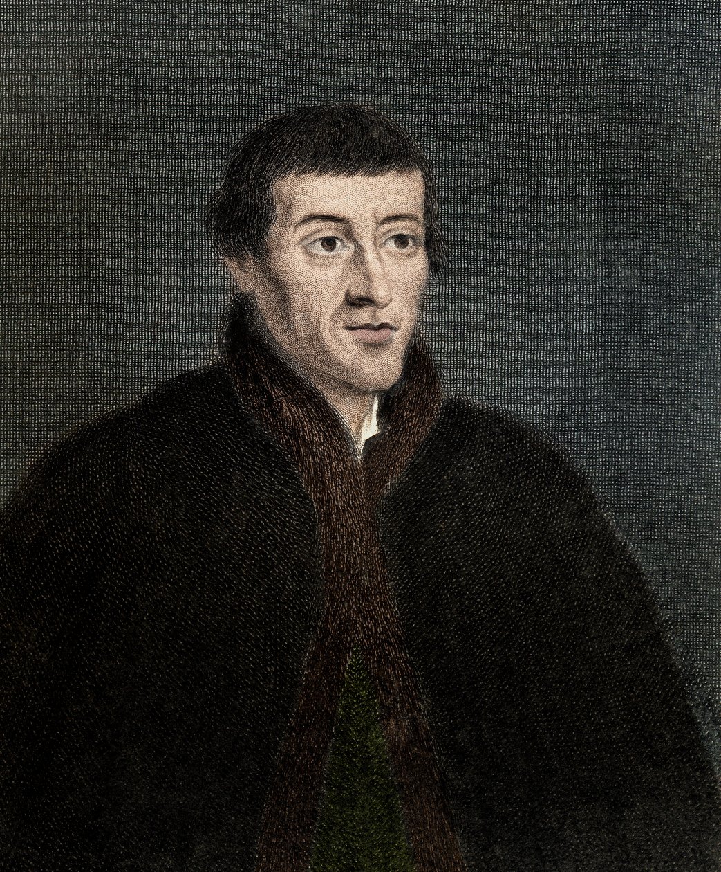 Porträt von Nikolaus Kopernikus (Stich) von Unknown artist