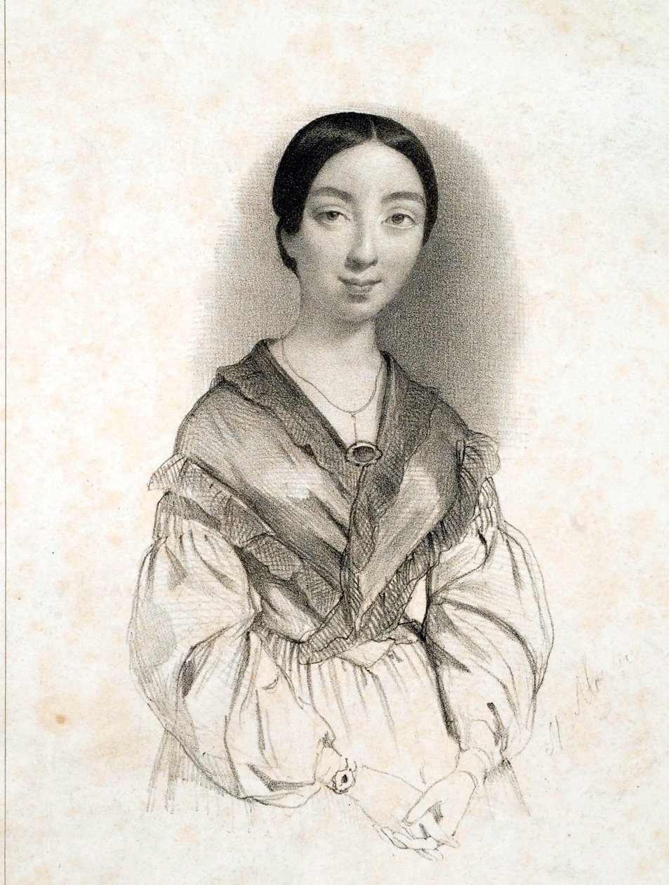 Porträt von Pauline Viardot, Mezzosopran (1821-1910) von Unknown Artist