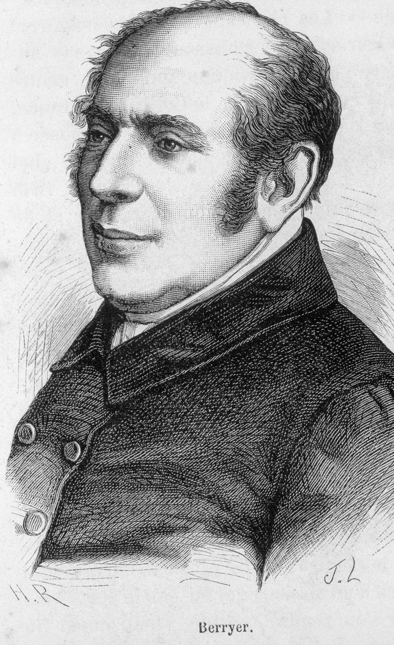 Porträt von Pierre Antoine Berryer (1790-1868), französischer Anwalt und Politiker von Unknown artist