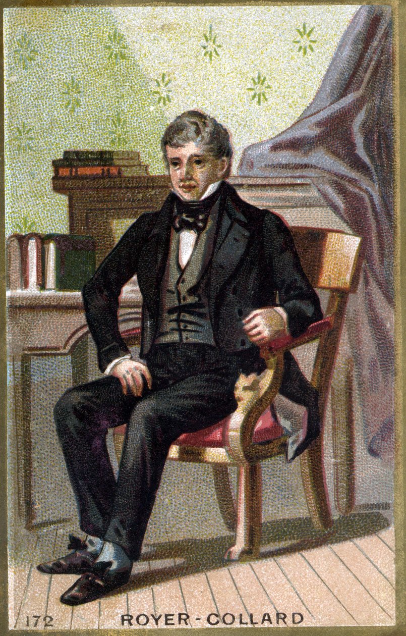 Porträt von Pierre Paul Royer-Collard. von Unknown artist