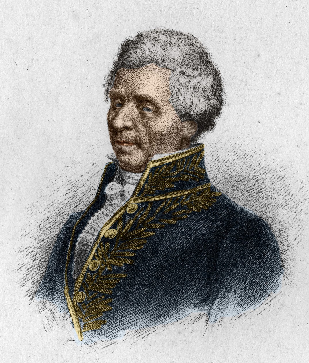 Porträt von Pierre Simon, Marquis de Laplace, Astronom (1749 - 1827), Gravur 1833 von Unknown artist