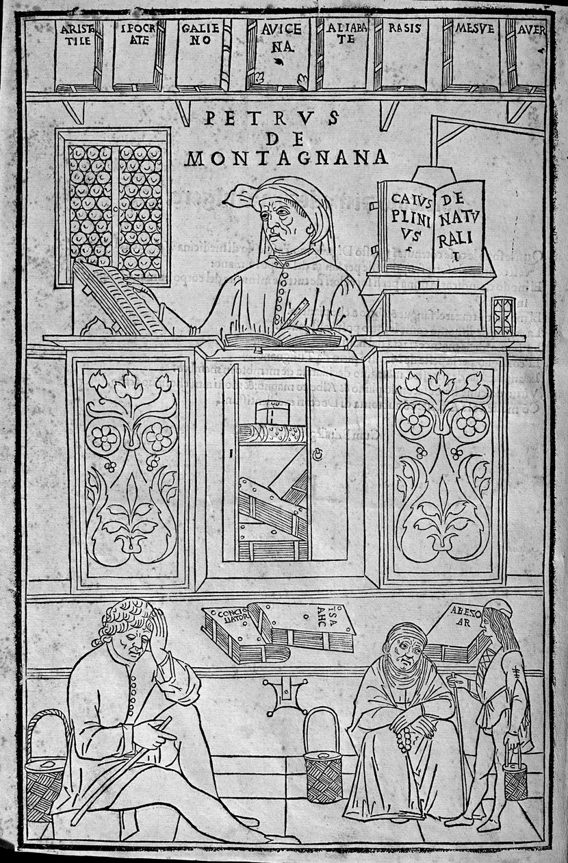 Porträt von Pietro da Montagnana, einem Paduaner Mediziner von Unknown artist
