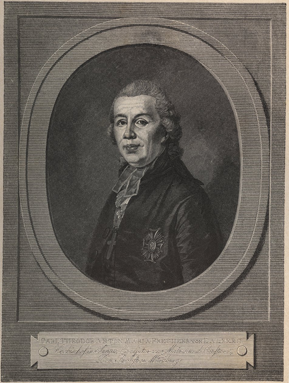 Porträt von Prinz Karl Theodor von Dalberg (1744-1817), Erzbischof und Staatsmann, Schriftsteller und Philosoph von Unknown artist