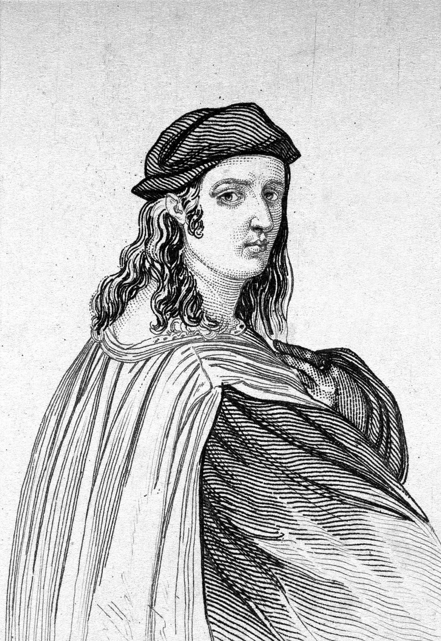 Porträt von Raffael (Raffaello Sanzio 1483 - 1520), italienischer Maler von Unknown artist