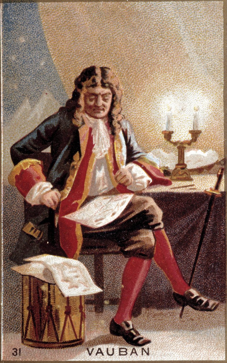 Porträt von Sébastien Le Prestre de Vauban (1633-1707), Marschall von Frankreich von Unknown artist
