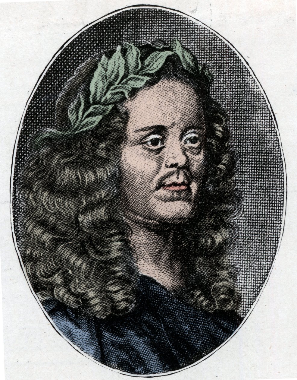Porträt von Sir William Davenant (1606-1668) englischer Dichter und Dramatiker - Gravur von Unknown artist