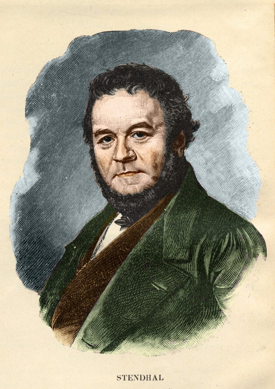 Porträt von Stendhal (Henry Beyle) (Grenoble) von Unknown artist