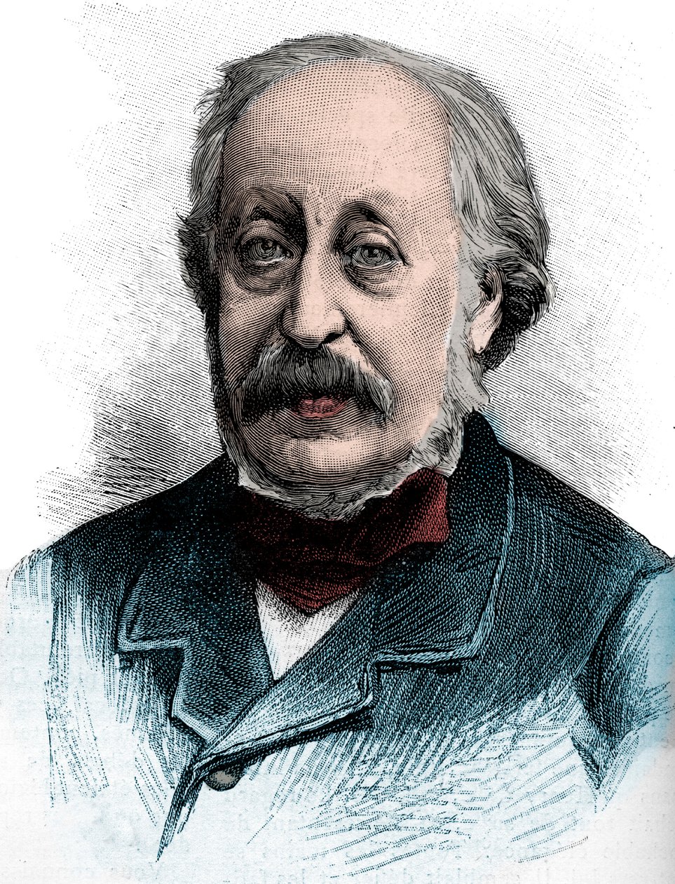 Porträt von Stephen Heller (1813-1888) ungarischer Pianist, Lehrer und Komponist - Gravur 1888 von Unknown artist