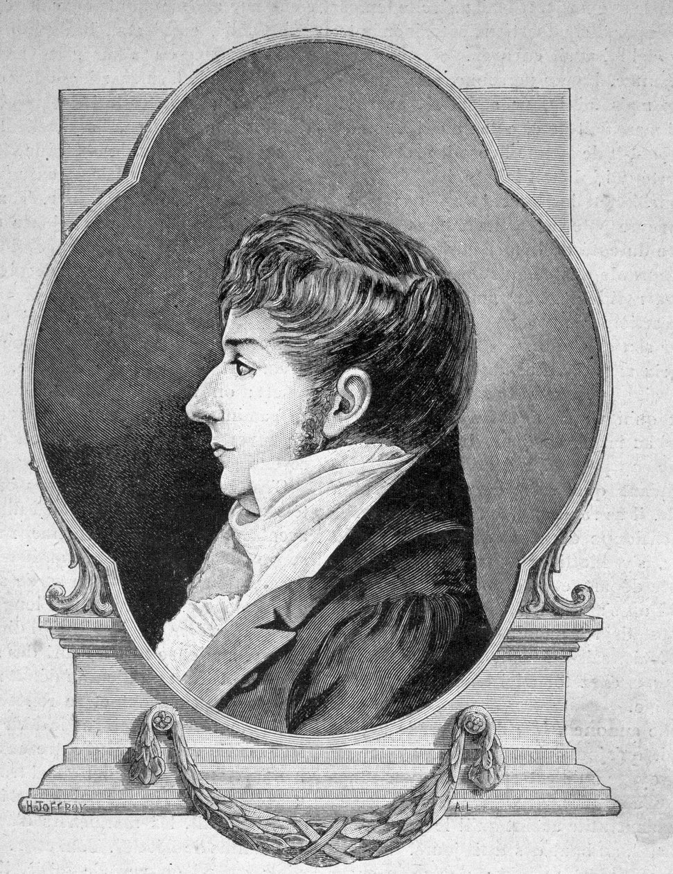 Porträt von Tom Souville, Kaperfahrer aus Calais (1777 - 1839) - in „Les Contemporains“, o.D. Ende 19. Jahrhundert von Unknown artist