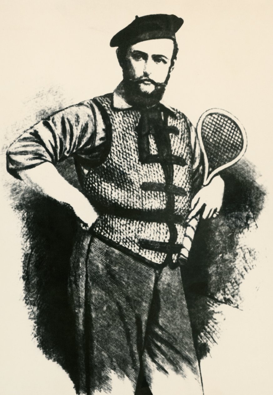 Porträt von Walter Clopton Wingfield von Unknown artist