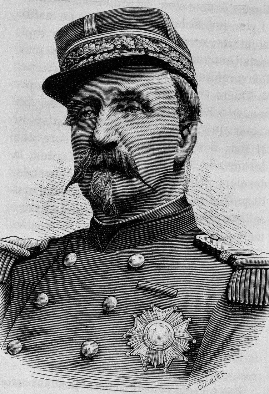 Porträt von Charles de Lorraine, Herzog von Aumale (1822 - 1897). Gravur des späten 19. Jahrhunderts in „Histoire de France“ von H. Martin von Unknown artist