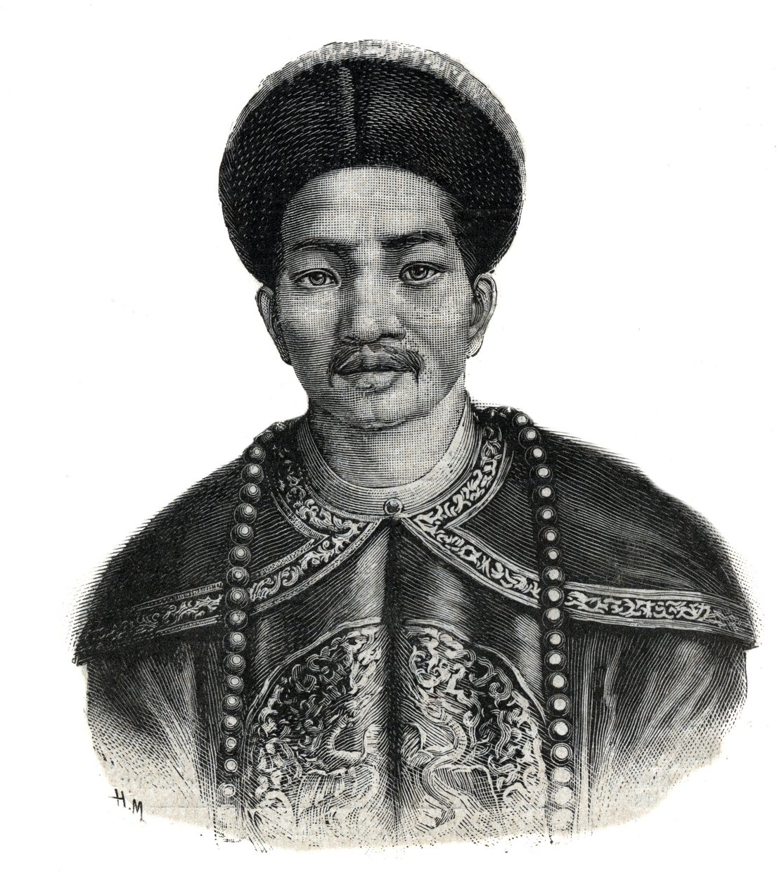 Porträt des Kaisers von Japan, Mutsuhito (Meiji Tenno) von Unknown artist
