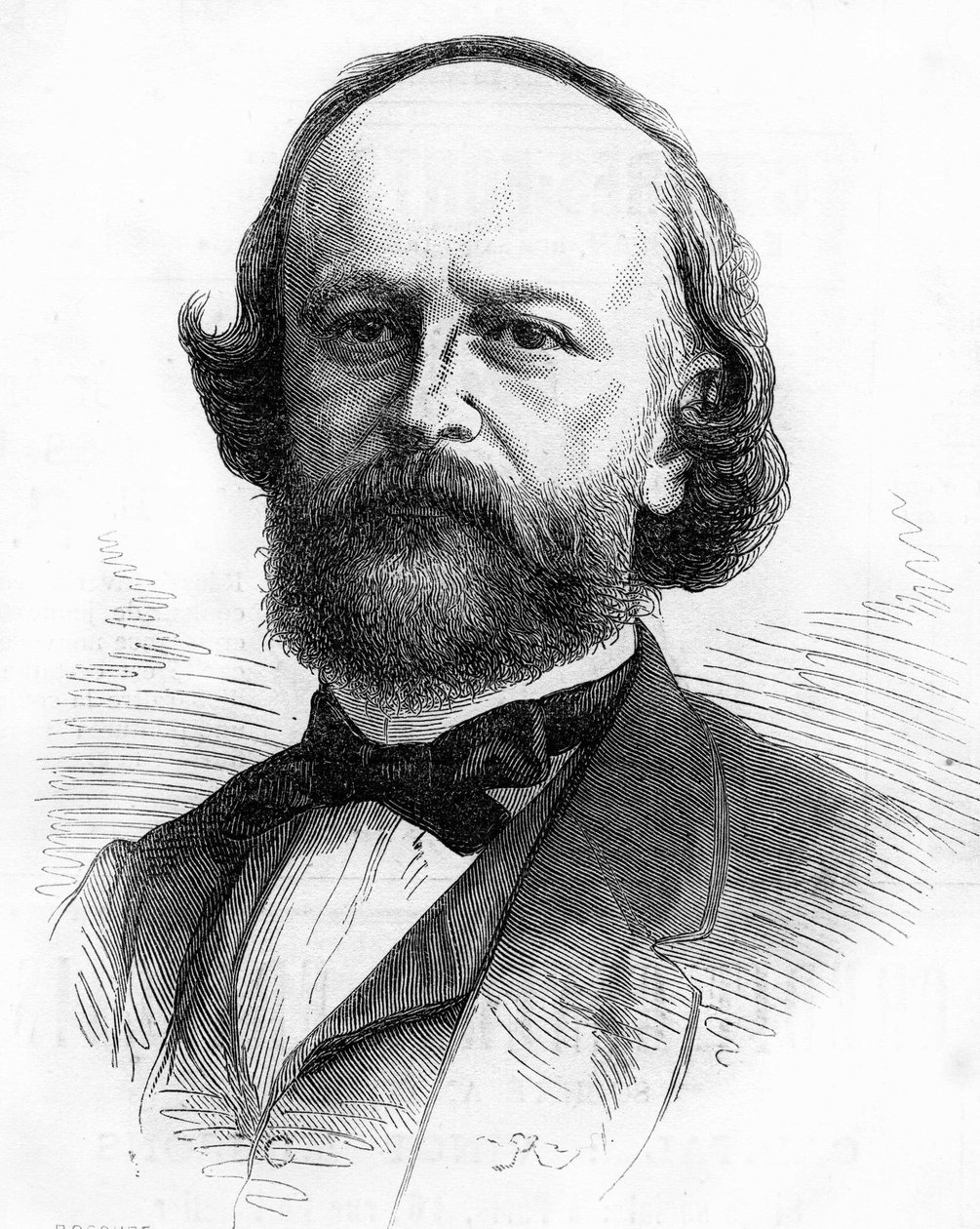 Porträt des französischen Schriftstellers und Literaten Edouard Fournier (1819-1880) von Unknown artist