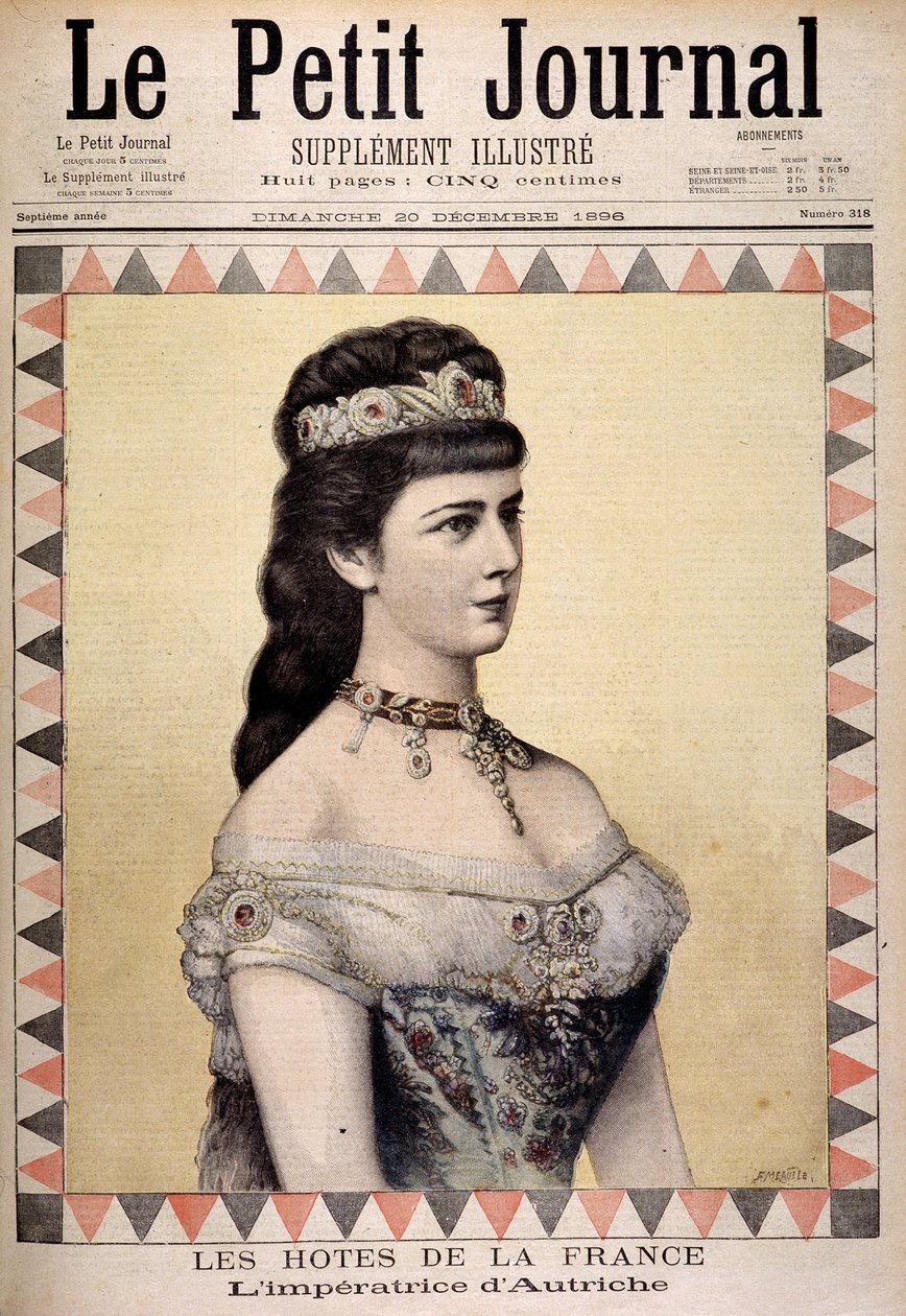 Porträt der Kaiserin Elisabeth von Österreich (Sissi) von Unknown artist