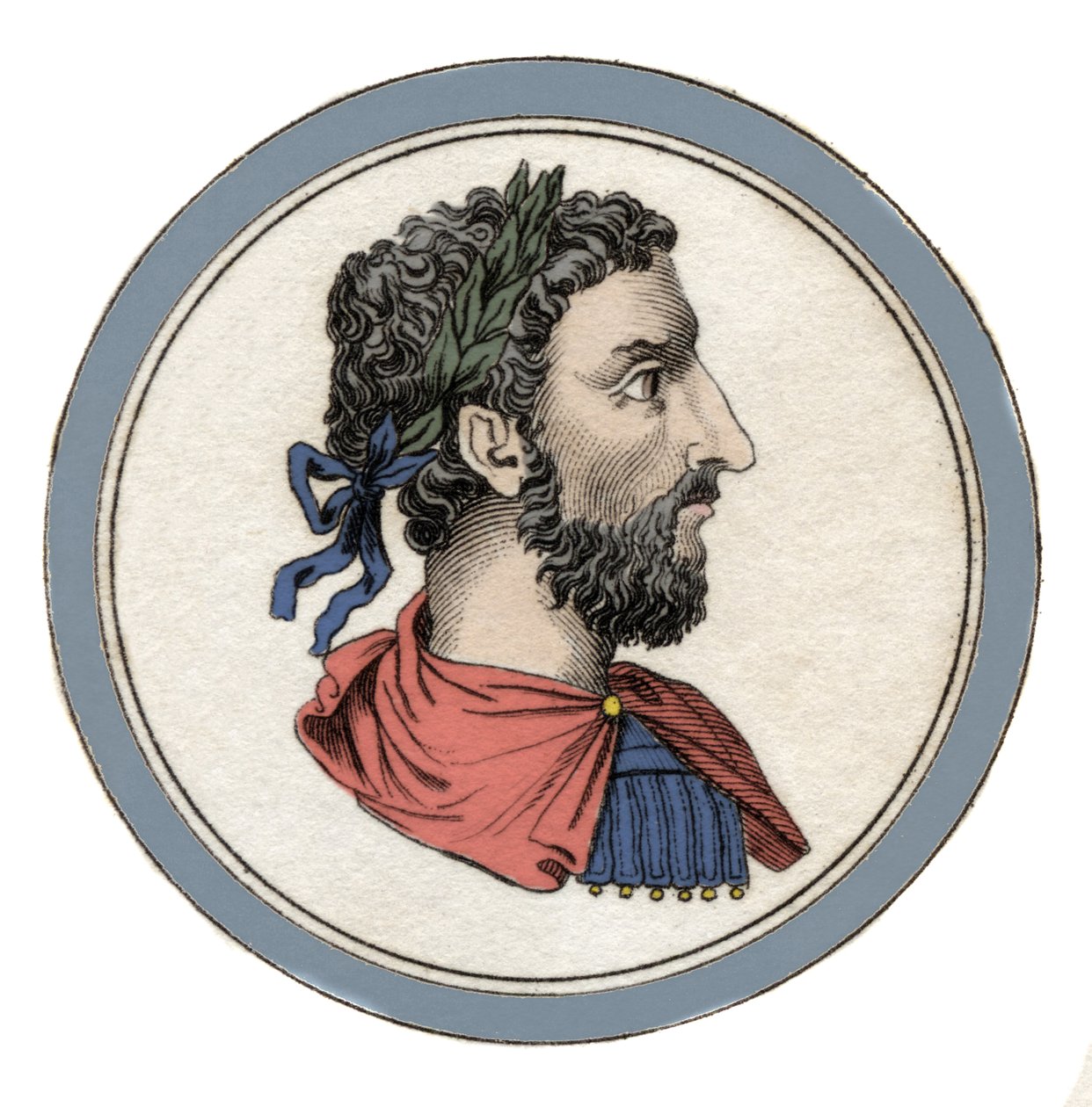 Porträt des römischen Kaisers Marc Aurel (Caesar Marcus Aurelius Antoninus Augustus) (121-180) von Unknown artist
