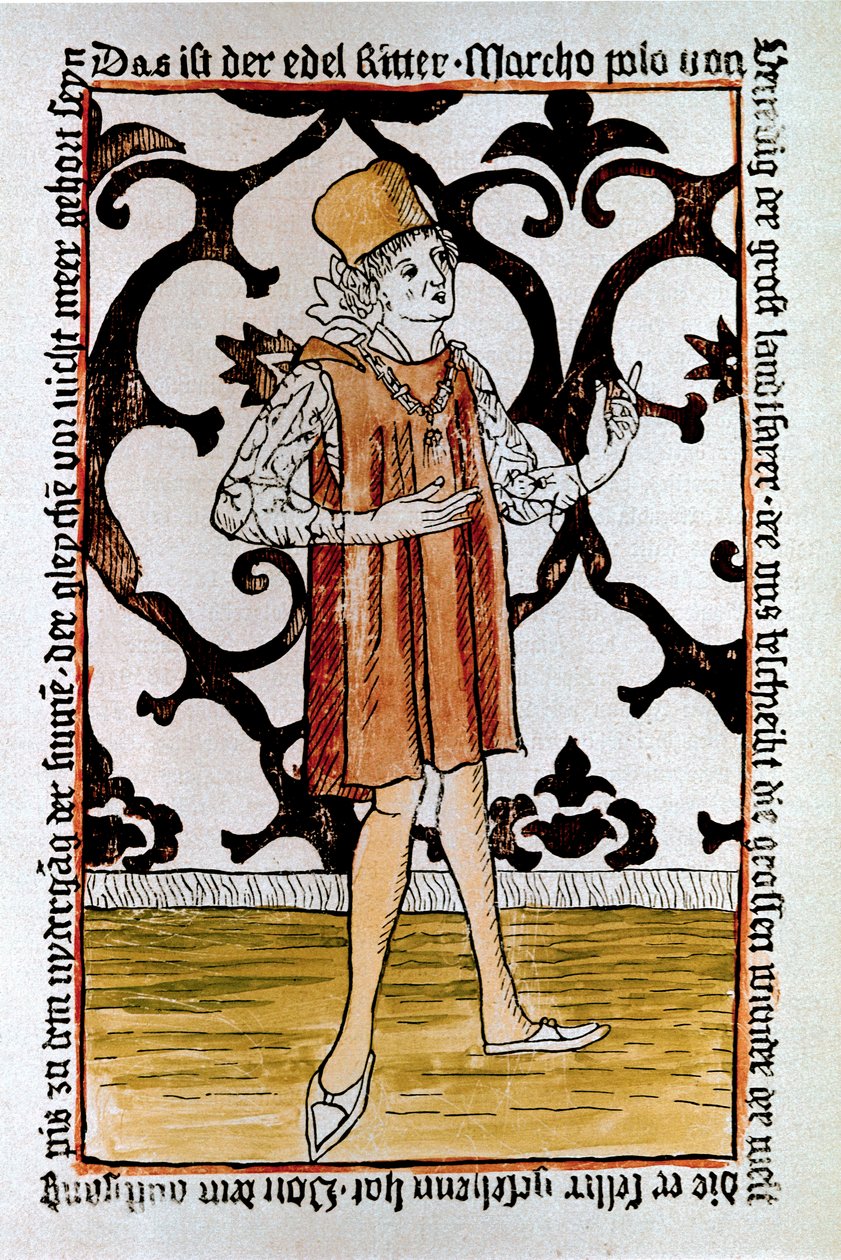 Porträt des venezianischen Entdeckers Marco Polo von Unknown artist