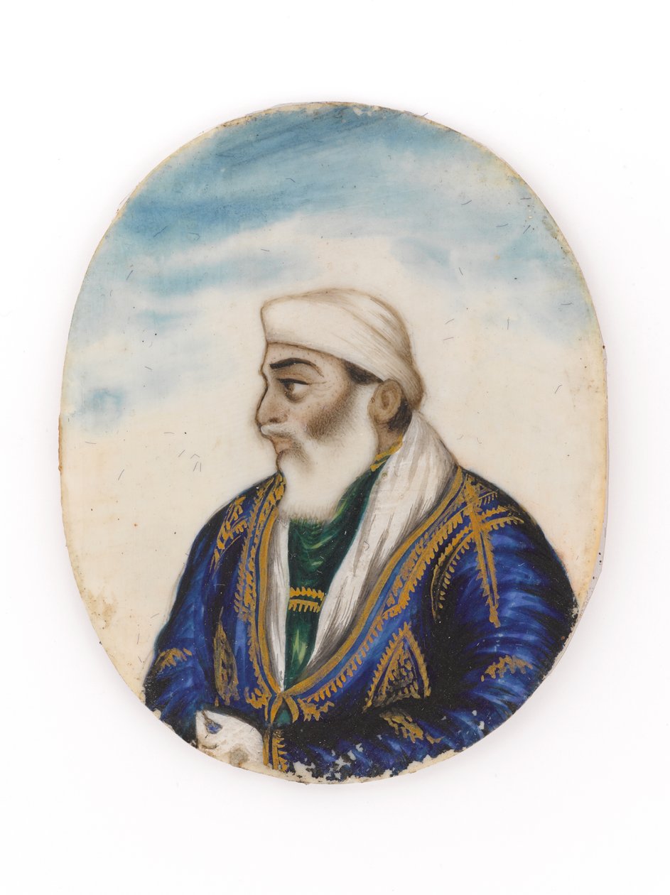 Porträt, wahrscheinlich von Ayodeya Prasad, Bruder von Dina Nath von Unknown artist