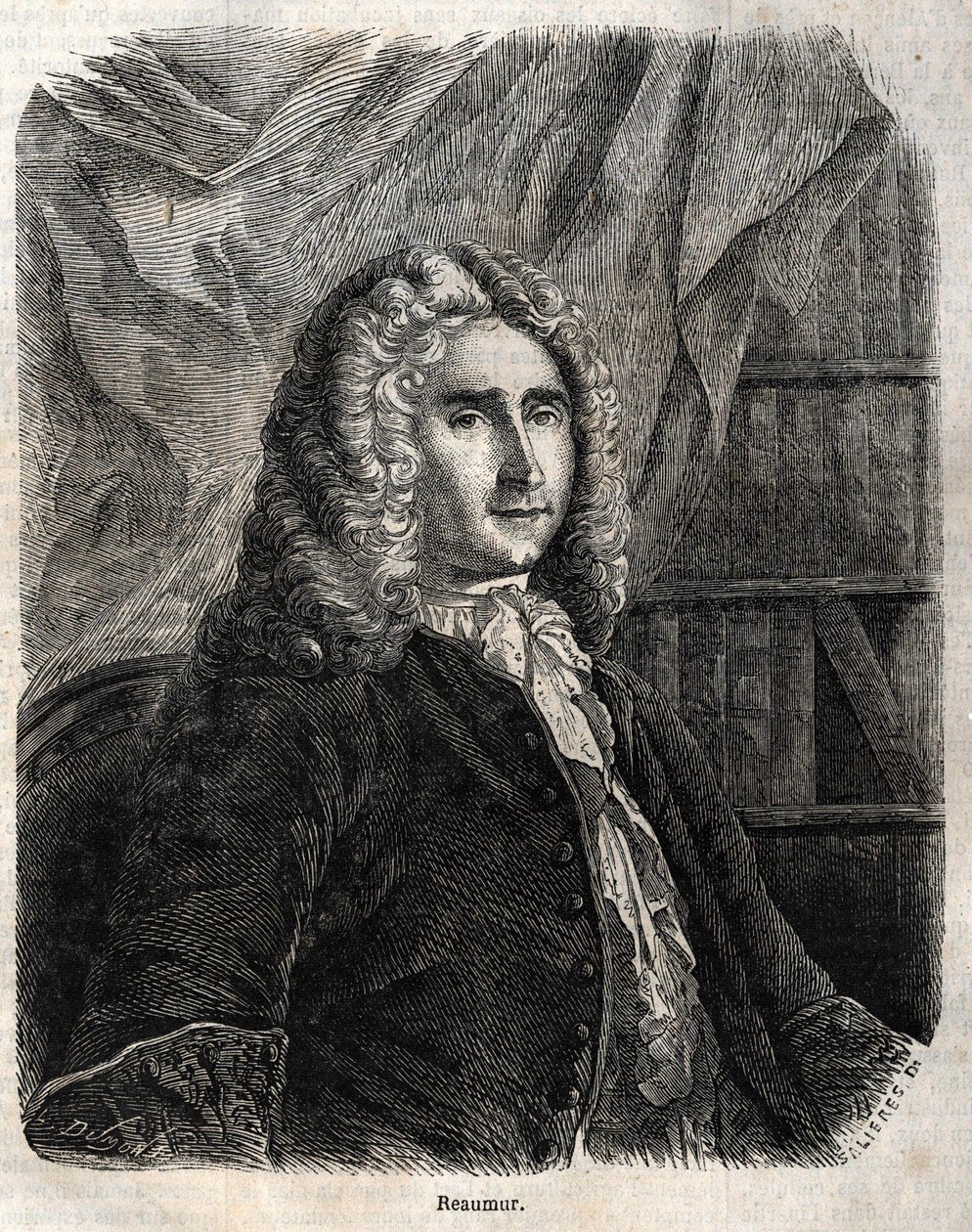 René Antoine Ferchault de Réaumur. Physiker und Naturforscher, Franzose 1683-1757 von Unknown artist