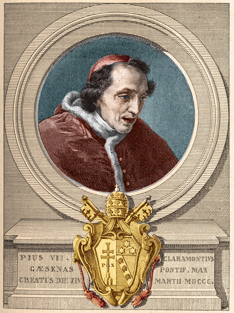Darstellung von Papst Pius VII. (1800-1823) von Unknown artist