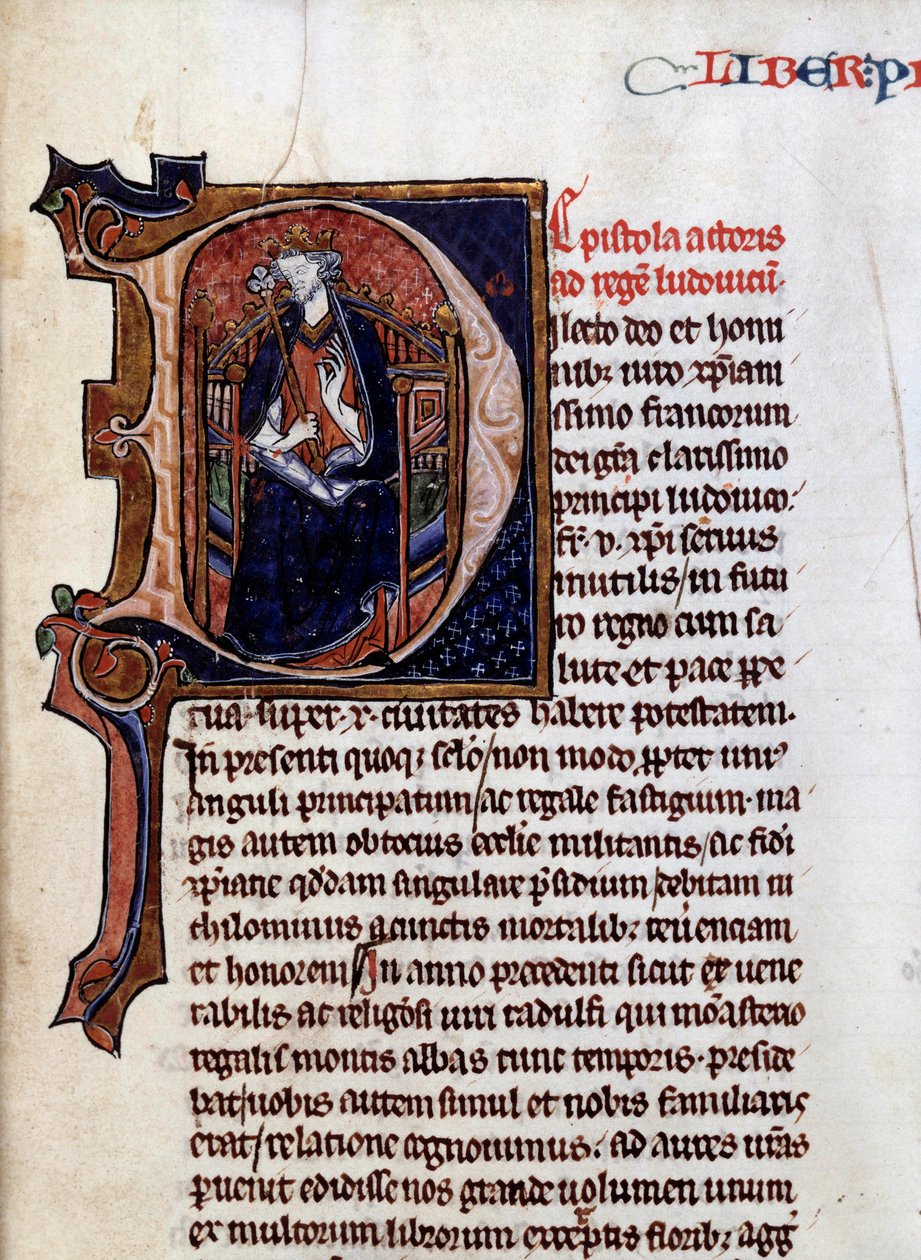 Darstellung des Königs von Frankreich, Ludwig IX. (1214-1270) von Unknown artist