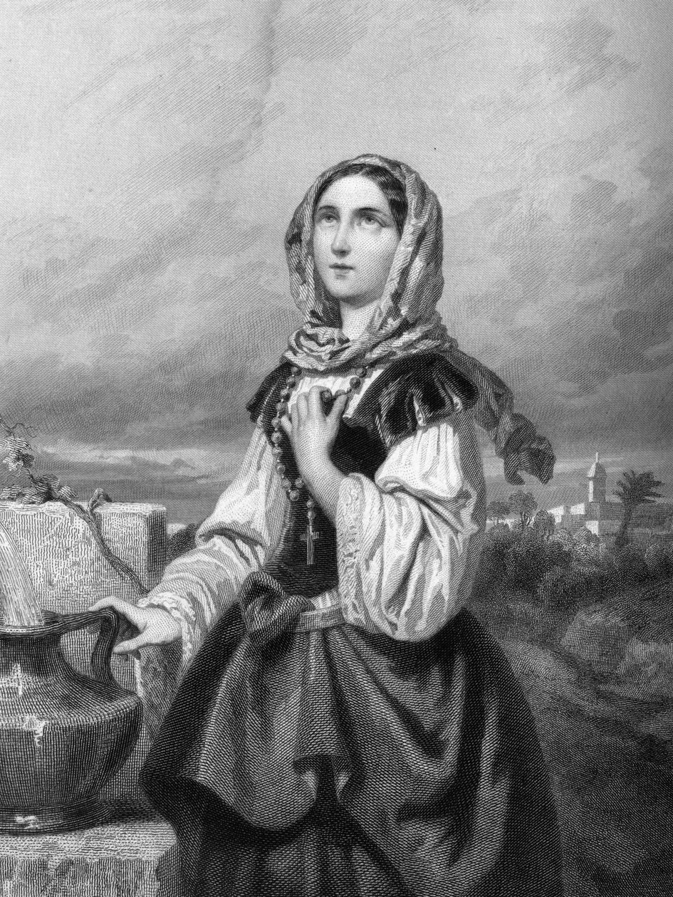 Heilige Rosa von Lima, 1852 von Unknown artist