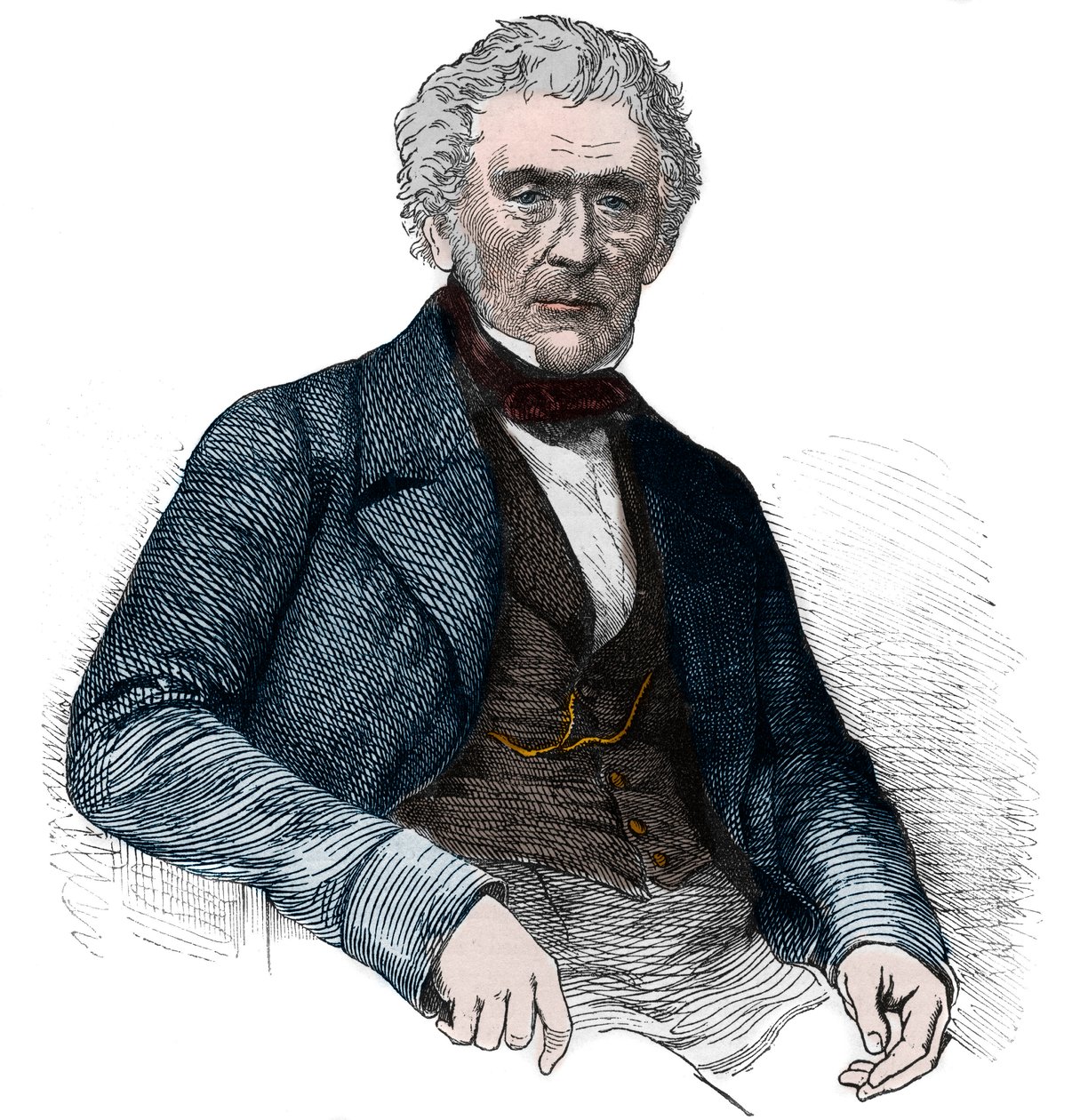 Sir David Brewster, schottischer Physiker - Porträt von David Brewster (1781-1868) von Unknown artist