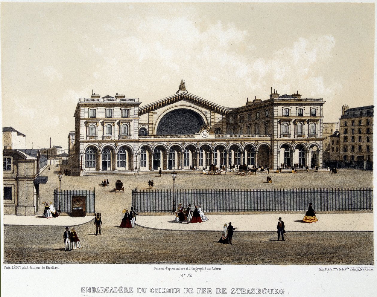 Bahnhof Straßburg (heute Gare de l