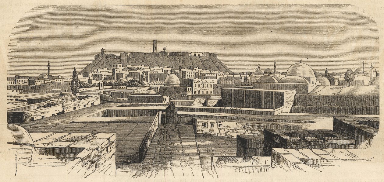Syrien: die Stadt Aleppo im 19. Jahrhundert - Aleppo in Syrien - 1864 von Unknown artist