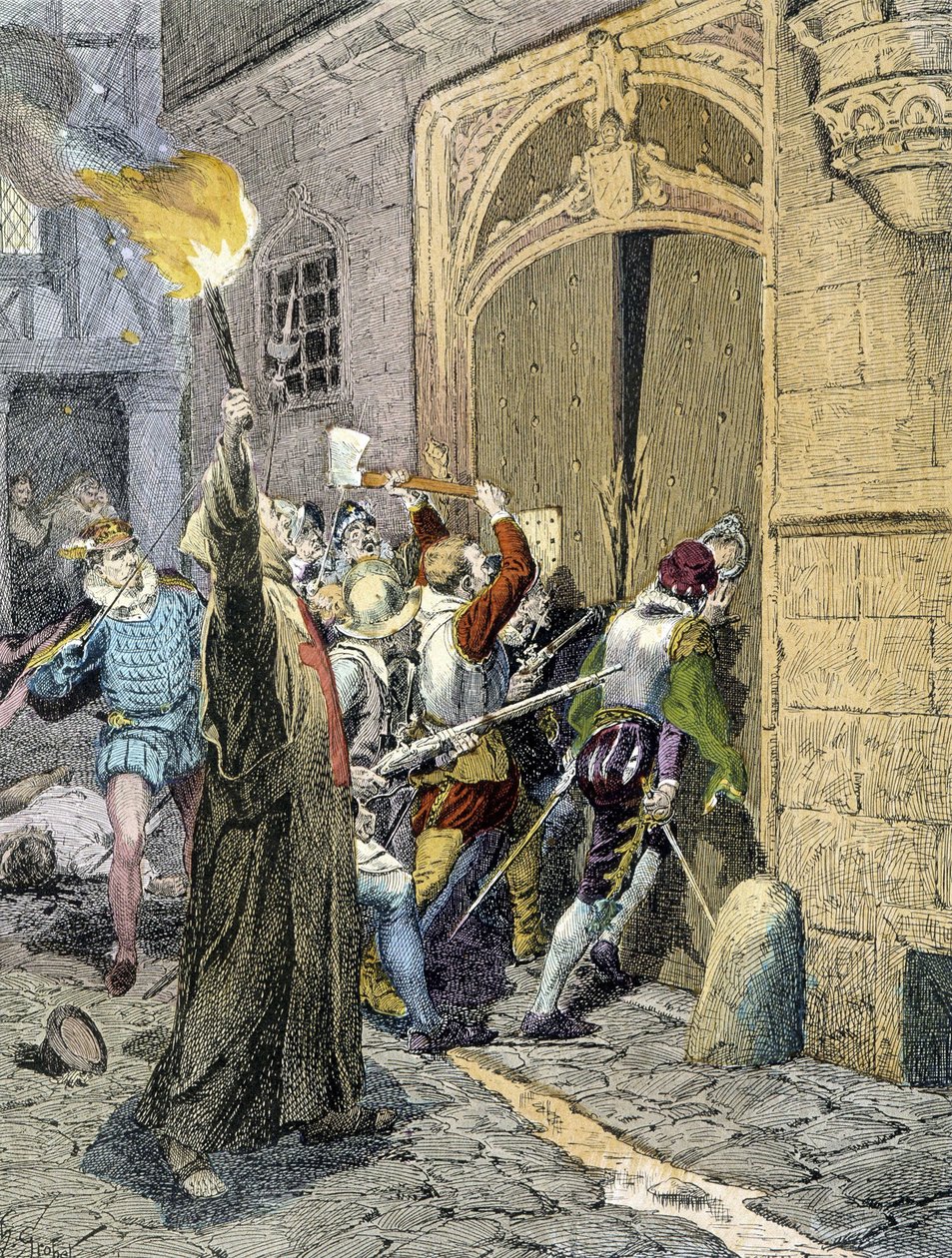 Das Massaker von Saint Barthelemy (1572) von Unknown artist