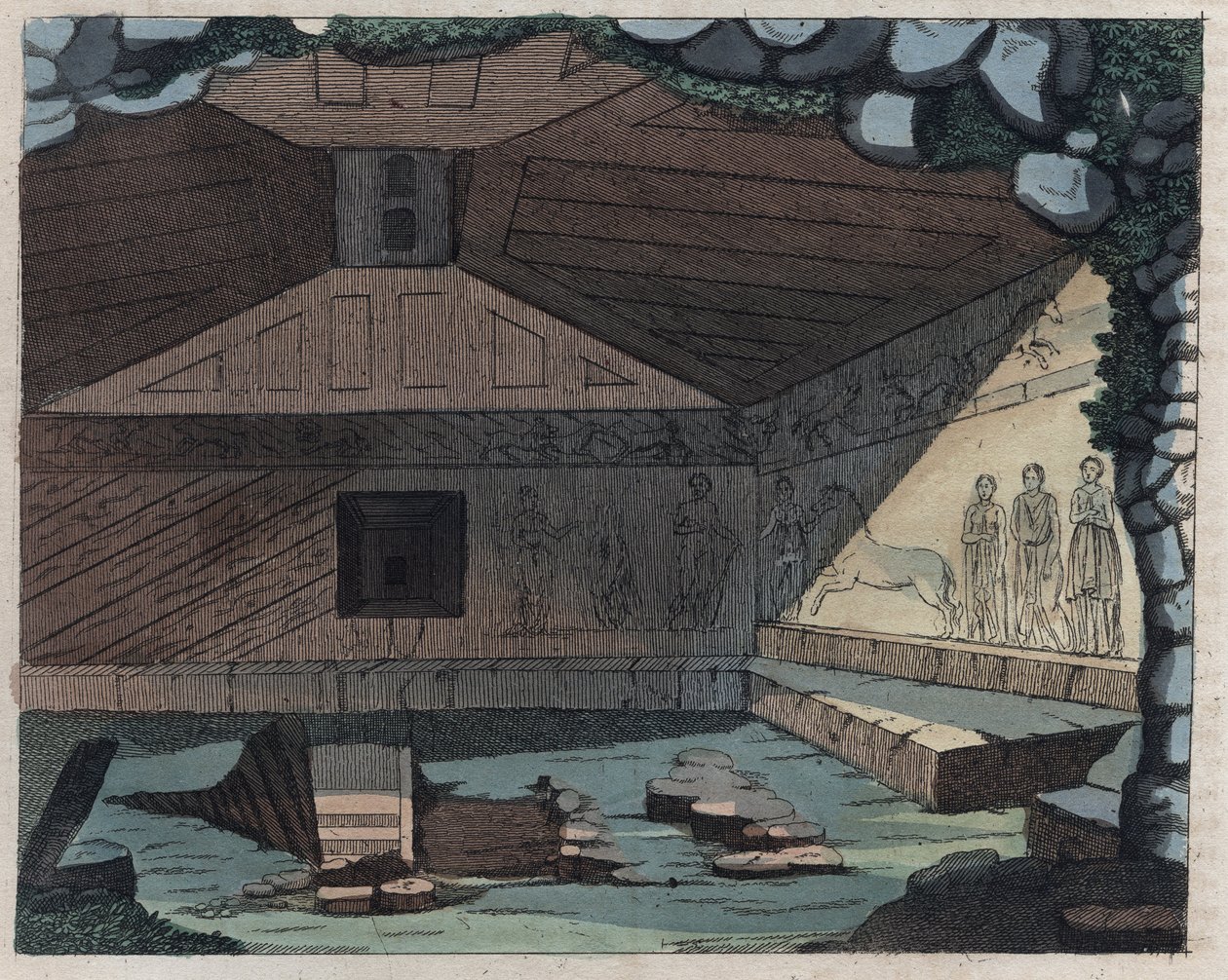 Die Nekropole von Tarquinia von Unknown artist