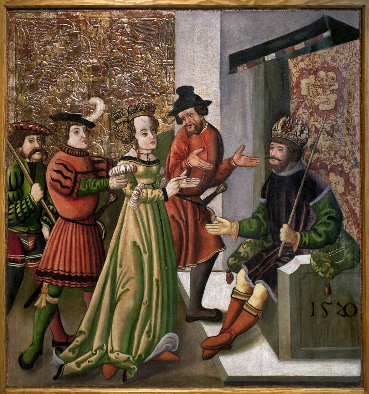 Das Gespräch (Disputatio) zwischen St. Katharina und den Philosophen von Unknown artist
