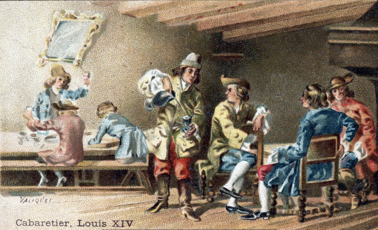 Das Handwerk des Kabarettiers zu Beginn des 18. Jahrhunderts. von Unknown artist