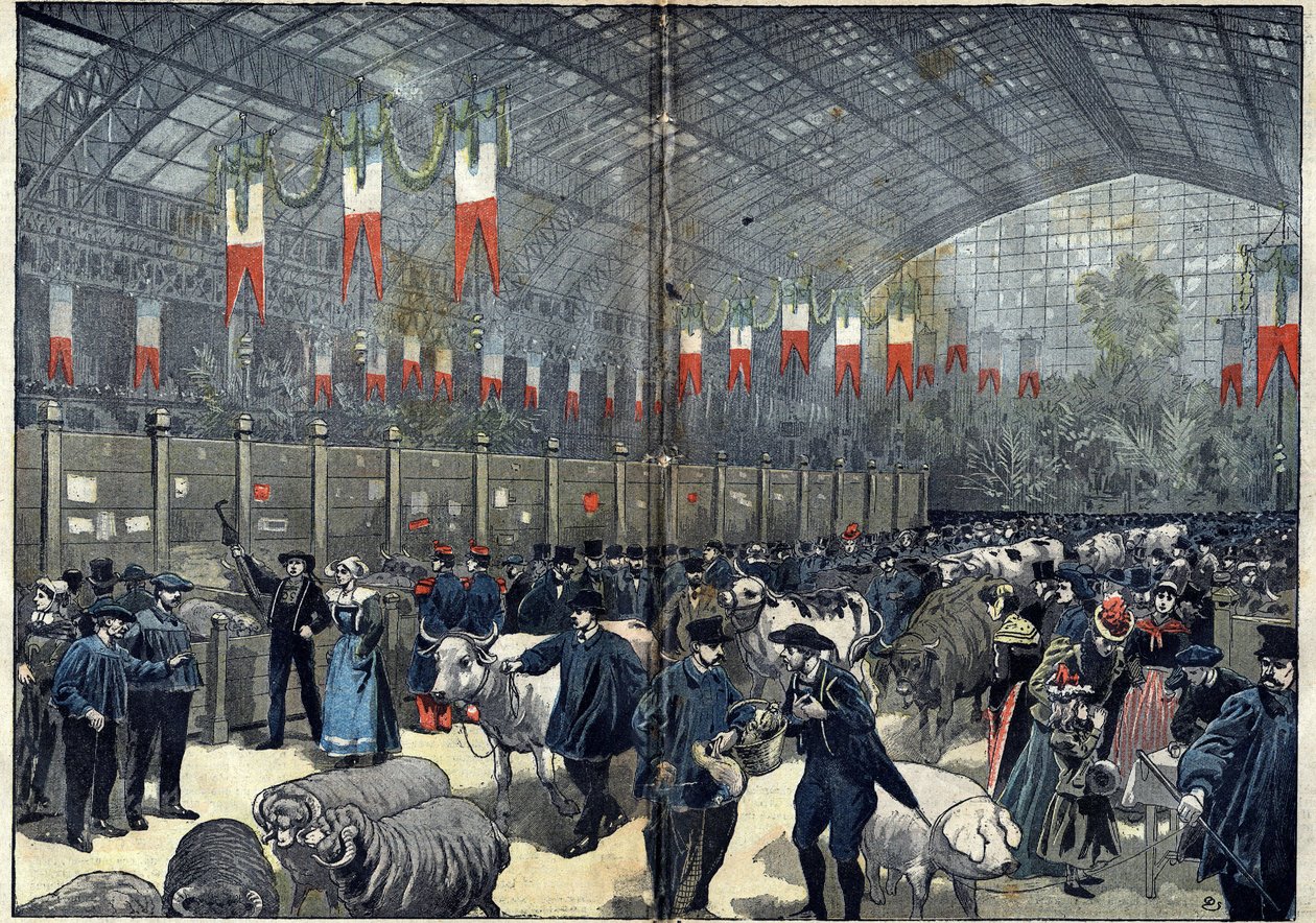Der allgemeine Landwirtschaftswettbewerb von Paris - 14. März von Unknown artist