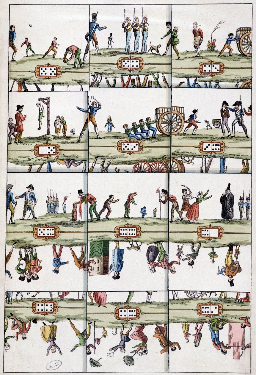Das illustrierte Domino-Kartenspiel - Arts Déco, n.d. von Unknown artist