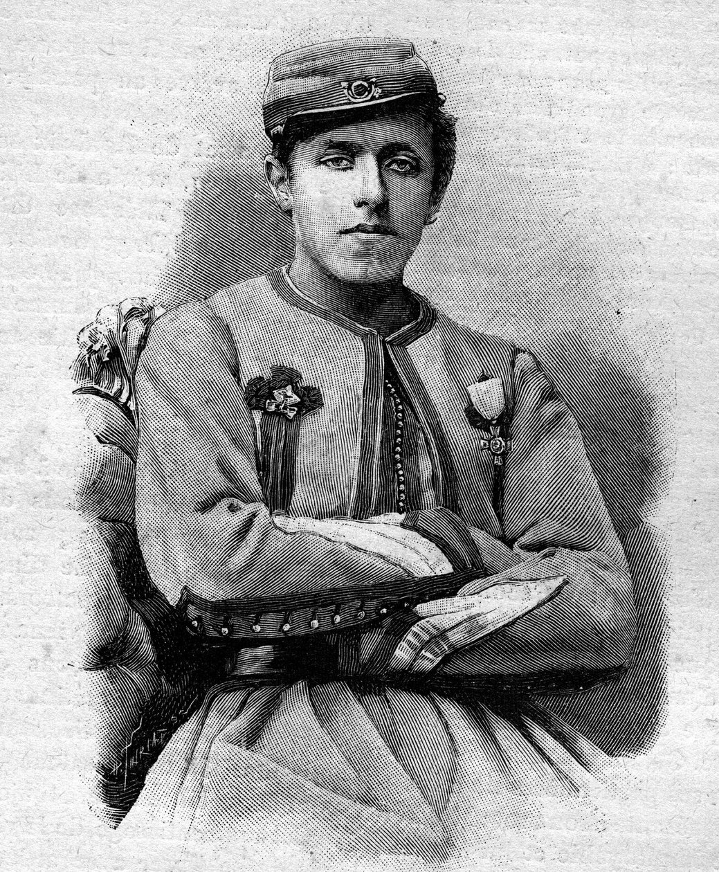 Theodore Wibaux, Pontifikal-Zouave und Jesuit (1849 - 1882) von Unknown artist