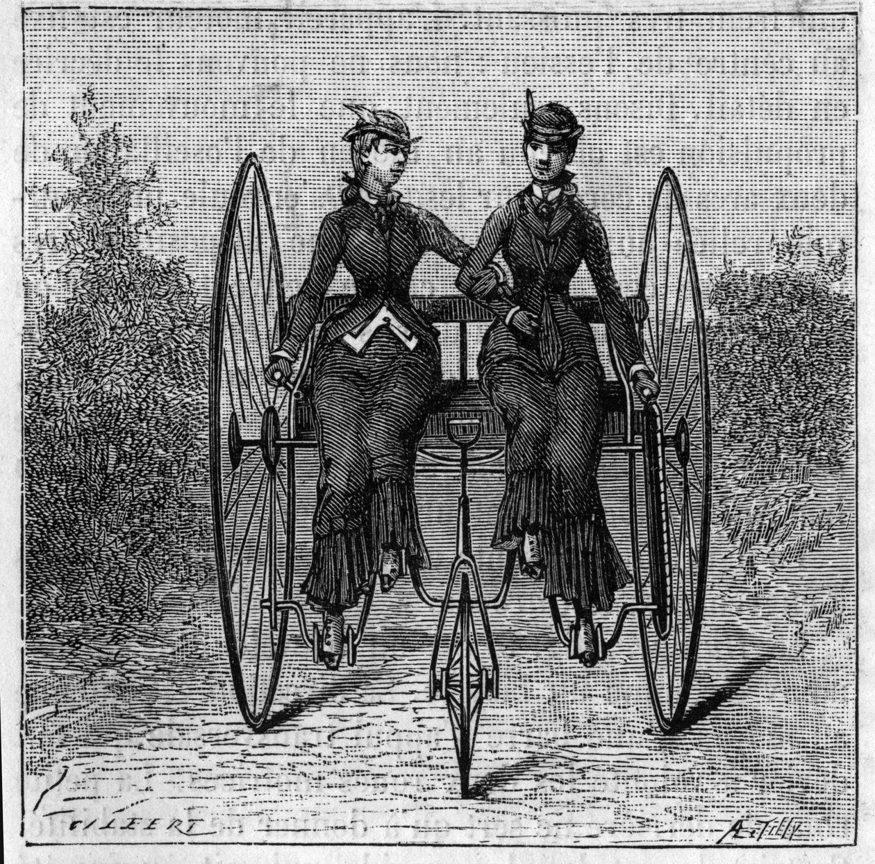 Dreiräder auf der Stanley Club Ausstellung in London, England von Unknown artist