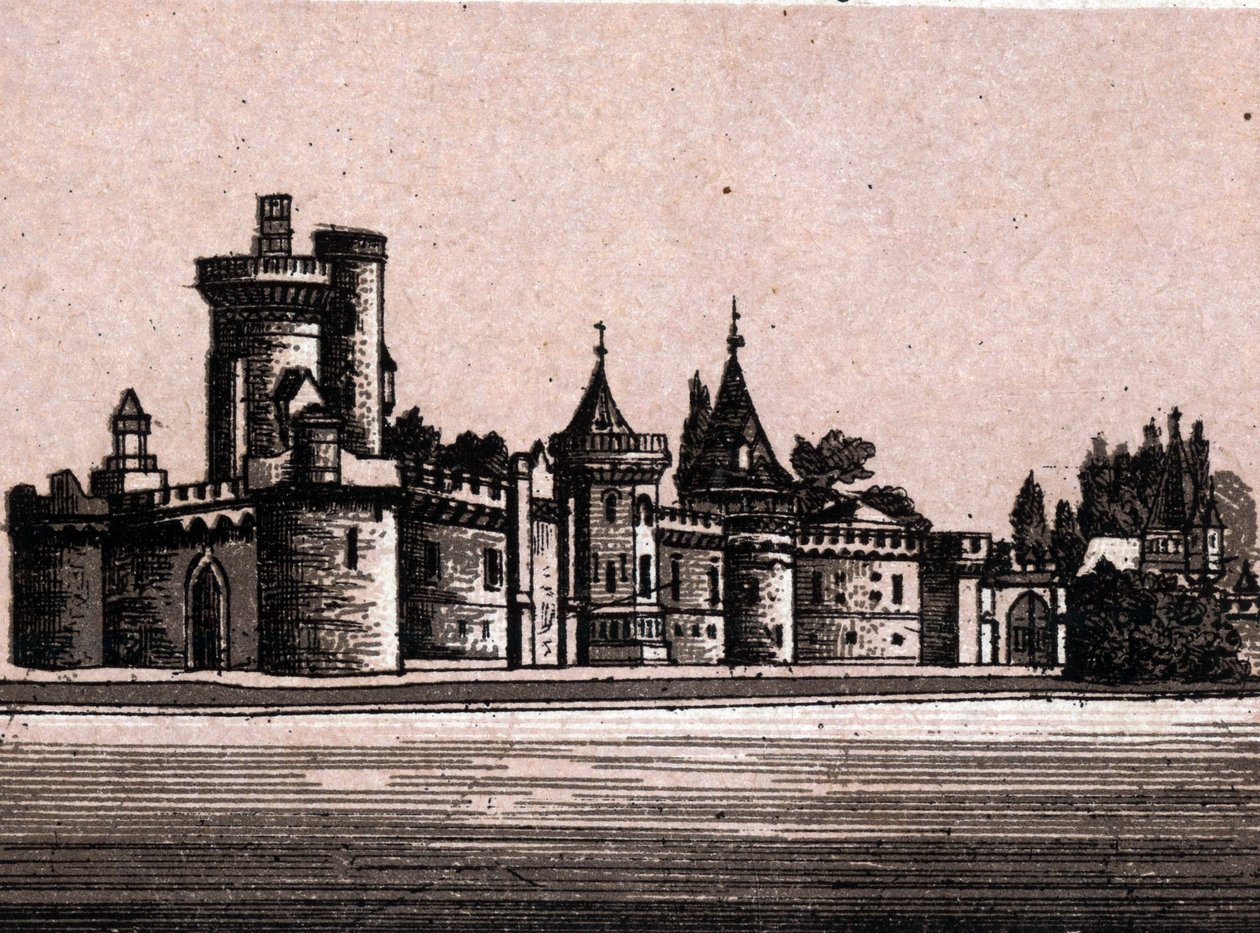 Wien, Österreich: Ansicht des Schlosses Laxenburg (Schloss Laxenburg in Wien). in „Die Welt illustriert 168 Ansichten“ Undatiert (spätes 19. Jahrhundert) von Unknown artist