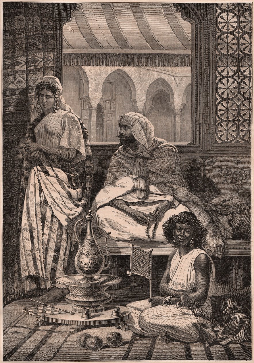 Ansicht eines Harems in Tetouan, Marokko von Unknown