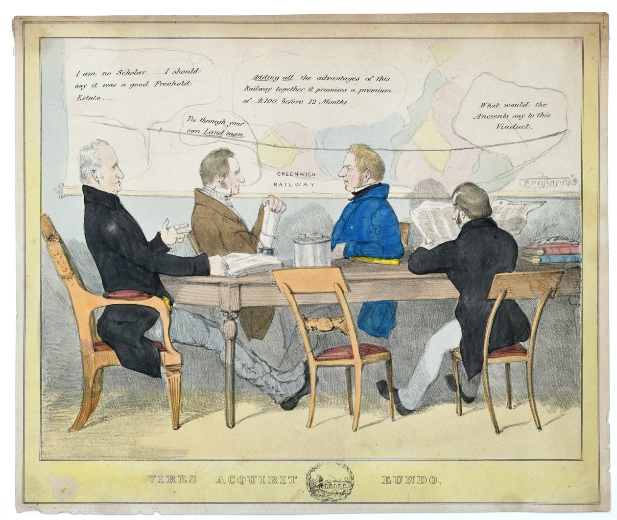 Vires Acquirit Eundo (Wir sammeln Kraft im Gehen) von Unknown artist