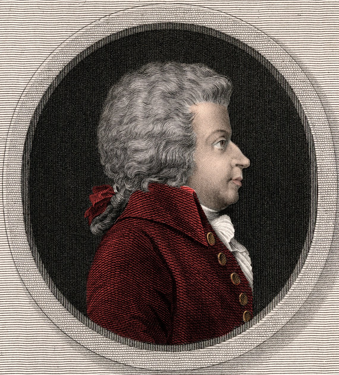 Wolfgang Amadeus Mozart 1756-1791 von Unknown artist