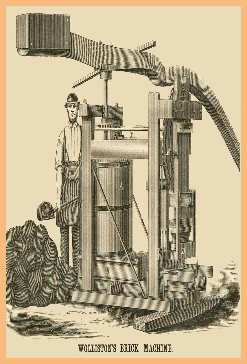 Wollistons Ziegelmaschine von Unknown Artist